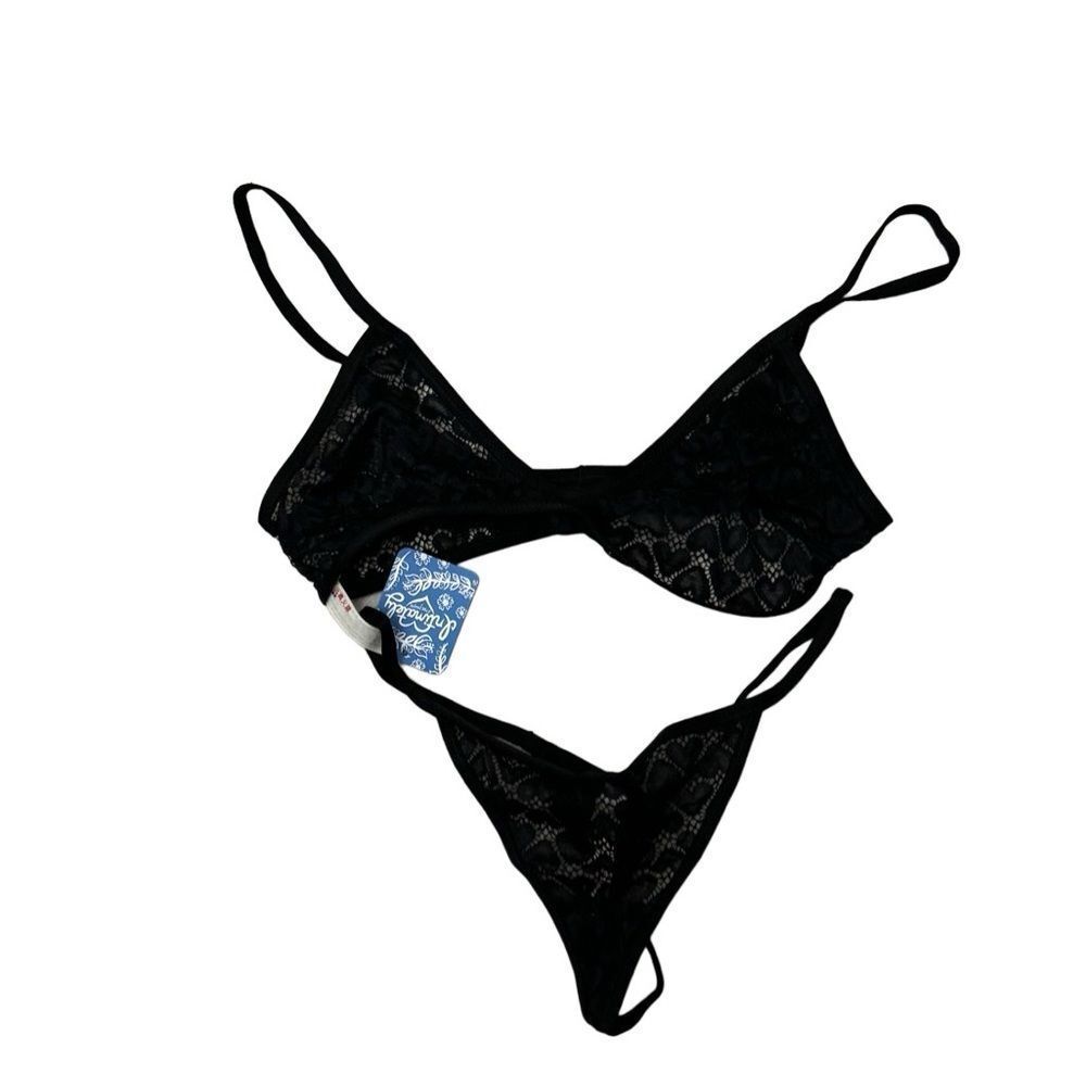 NWT Free People intimate REVOLVE Kelly Thong set XS MSRP $48 LAST ONE - Picture 4 of 6